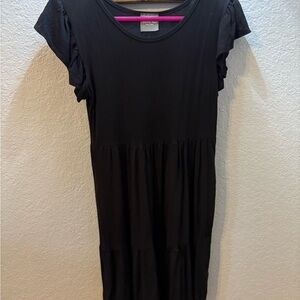 Olivia Rae Black Midi Dress